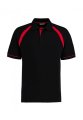 Poloshirts Kustom Kit Oak Hill KK615 blackred